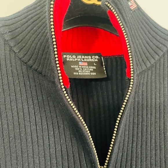 Polo Jeans Co. RL Sweater Cardigan Runs small - Picture 11 of 13